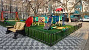 В ҚОНАЕВЕ В 2025 ГОДУ РЕАЛИЗОВАНО 15 ПРОЕКТОВ ПО БЛАГОУСТРОЙСТВУ ДВОРОВ
