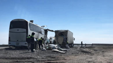 РАННИМ УТРОМ АВТОБУС СТОЛКНУЛСЯ С ГРУЗОВИКОМ ЕСТЬ ПОГИБШИЙ РАННИМ УТРОМ АВТОБУС СТОЛКНУЛСЯ С ГРУЗОВИКОМ ЕСТЬ ПОГИБШИЙ