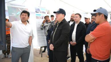 МАРАТ СУЛТАНГАЗИЕВ ПРОИНСПЕКТИРОВАЛ СТРОИТЕЛЬСТВО НОВОГО ЭКОКОМПЛЕКСА