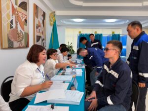 Коллектив Капшагайской ГЭС принял участие в выборах депутатов Курултая