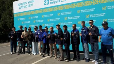 Коллектив Капшагайской ГЭС принял участие в выборах депутатов Курултая Коллектив Капшагайской ГЭС принял участие в выборах депутатов Курултая