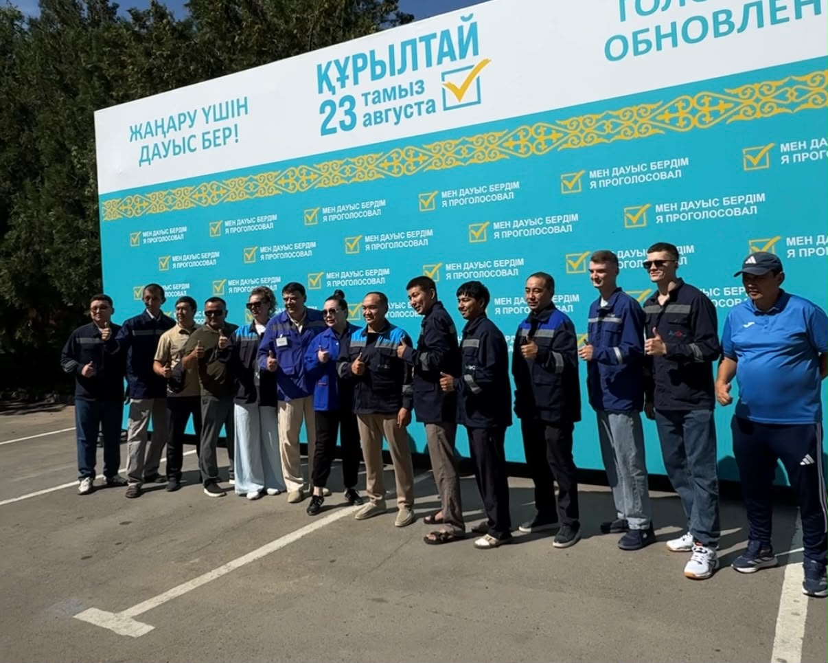 Коллектив Капшагайской ГЭС принял участие в выборах депутатов Курултая Коллектив Капшагайской ГЭС принял участие в выборах депутатов Курултая
